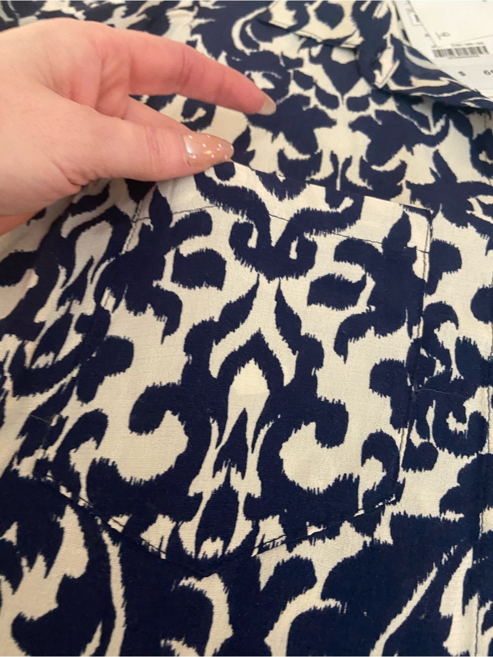 NWT ZARA PRINTED LONG SLEEVE MAXI DRESS SIZE MEDIUM - Picture 8 of 9